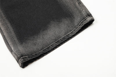 Inkjet Gradient Washed Jeans Men
