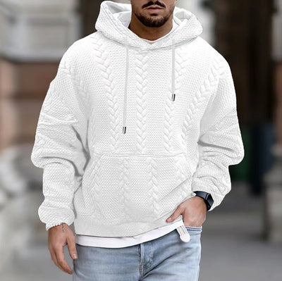 Solid Color Long-sleeved Sweater For Men